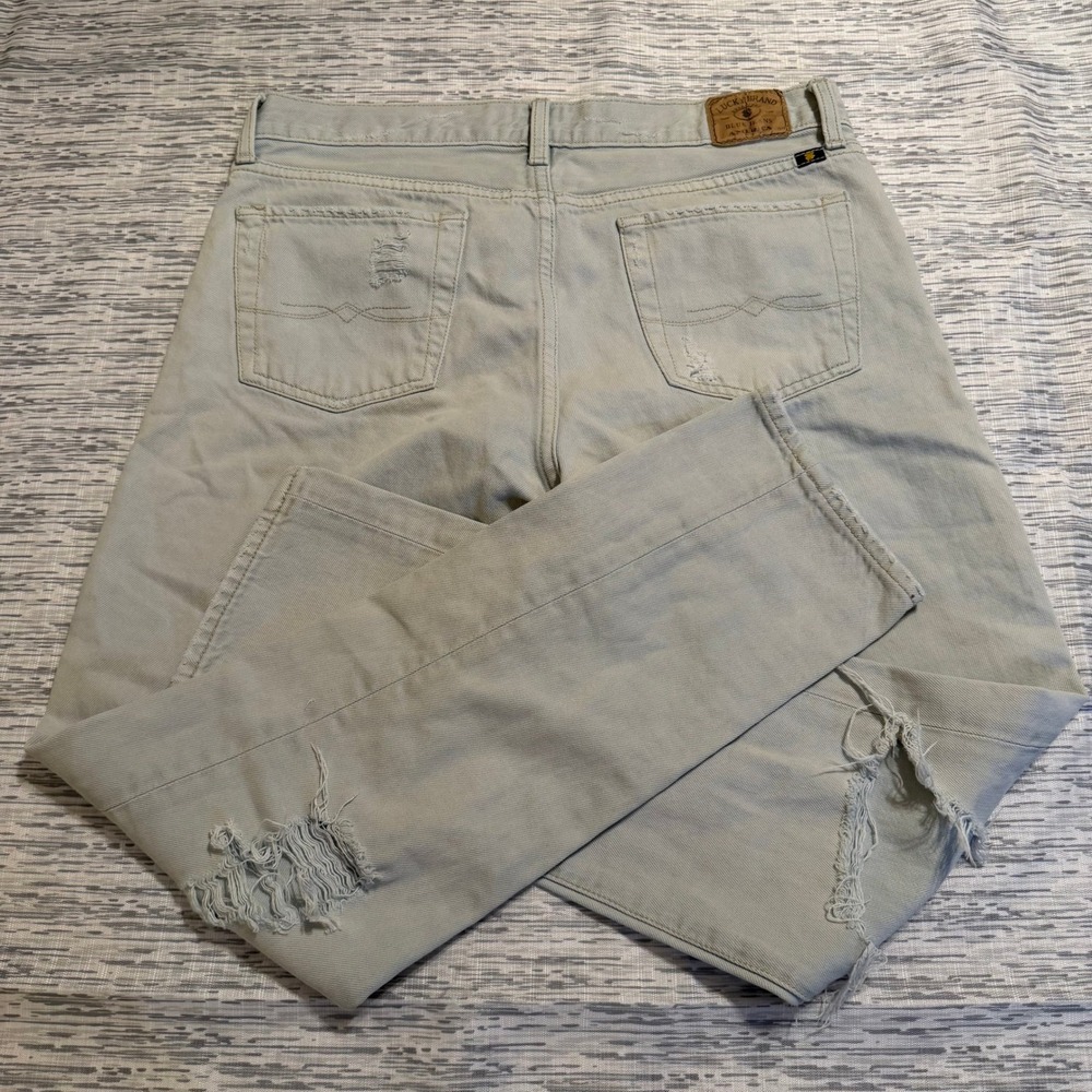 Lucky Brand Sienna Slim Boyfriend Jeans Light Wash Distressed Ripped 6/28